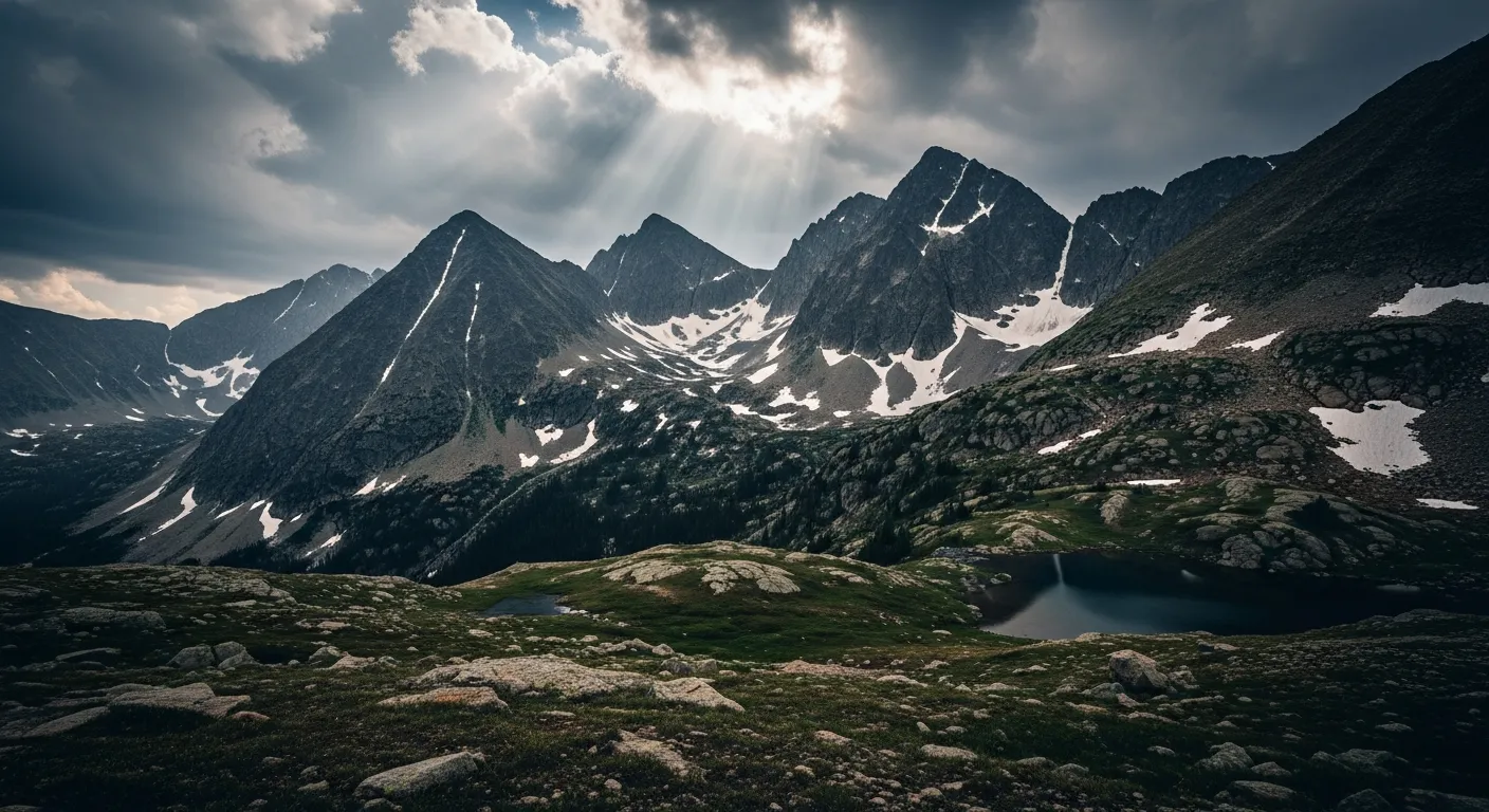 Serene Colorado mountain landscape